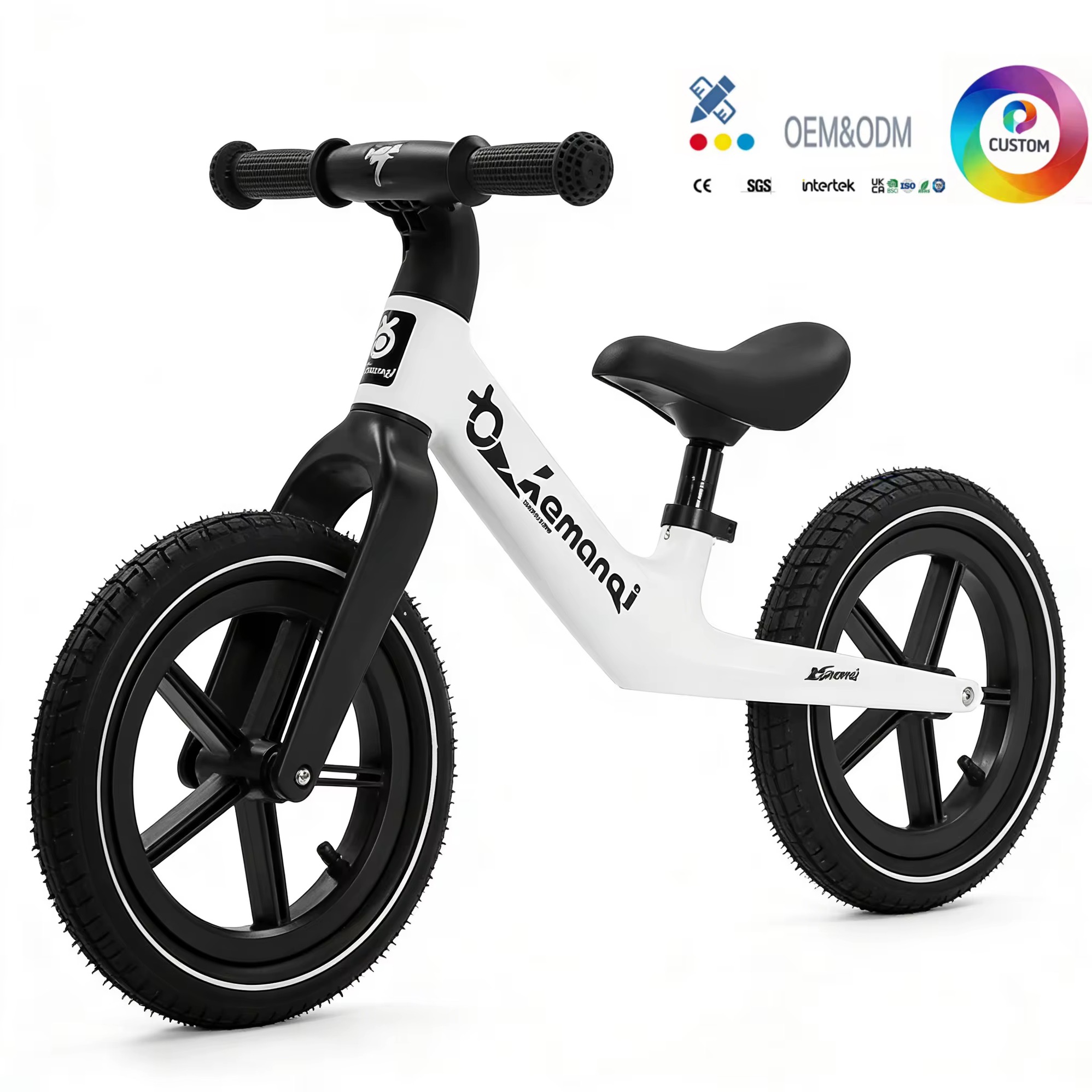 Cuike Toddler Balance Bike – 12” No Pedal Training Bike for Kids